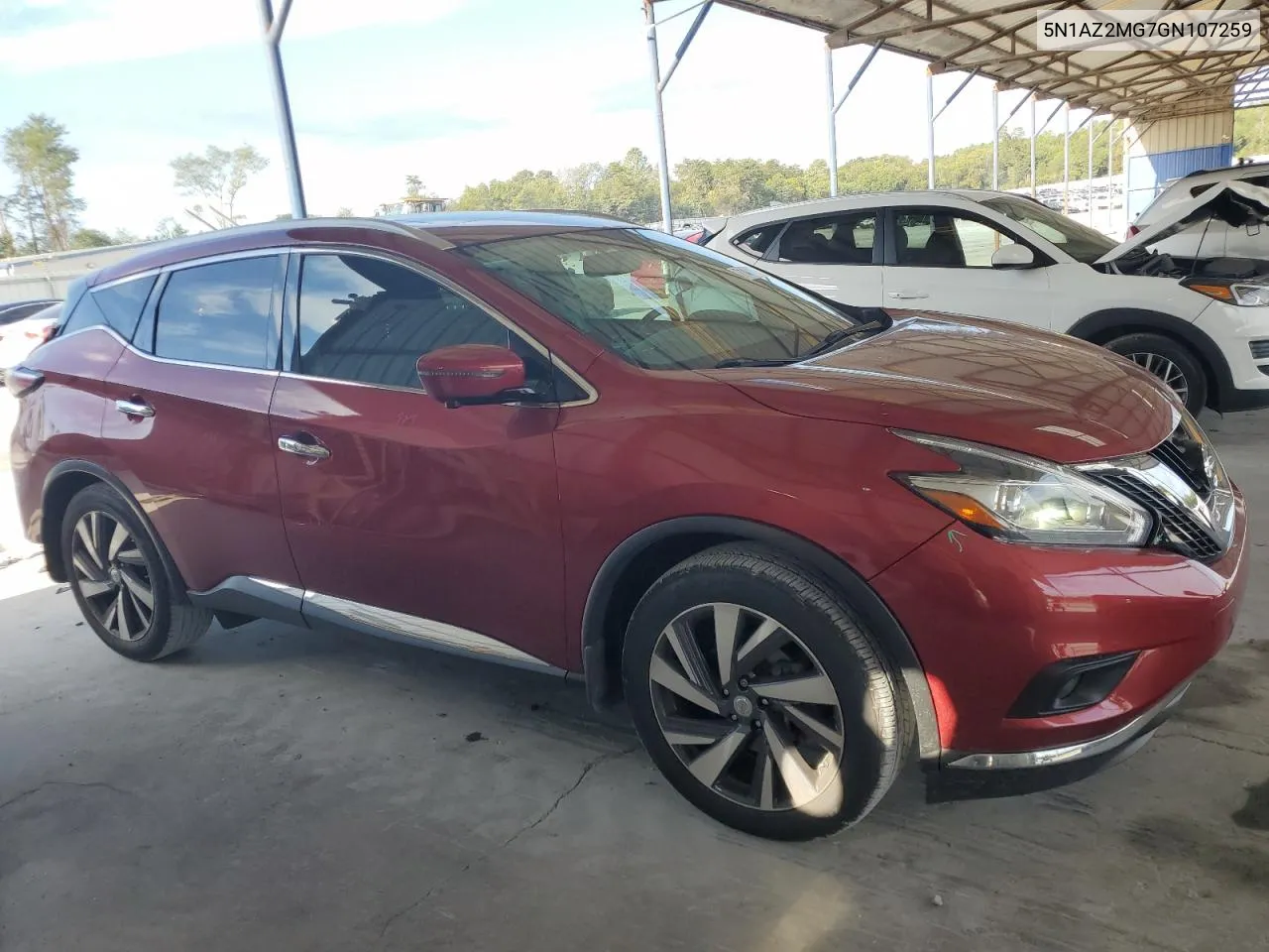 2016 Nissan Murano S VIN: 5N1AZ2MG7GN107259 Lot: 71467984