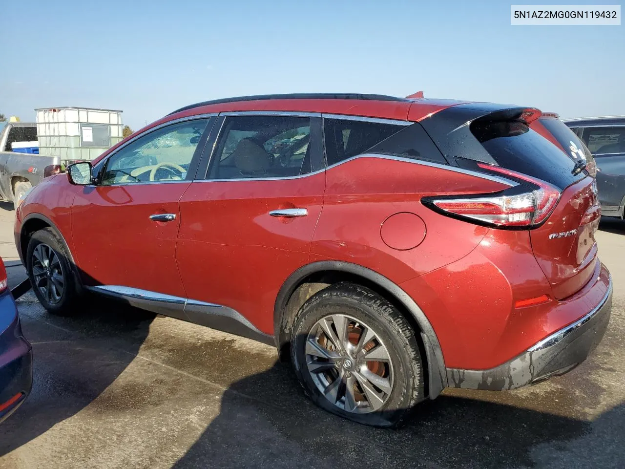 5N1AZ2MG0GN119432 2016 Nissan Murano S