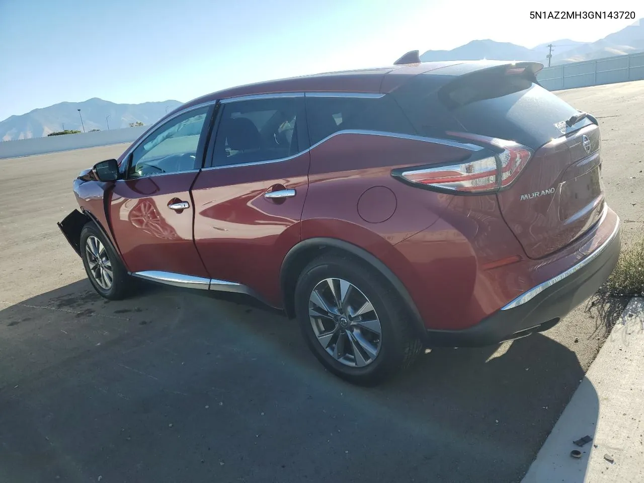 2016 Nissan Murano S VIN: 5N1AZ2MH3GN143720 Lot: 72096644