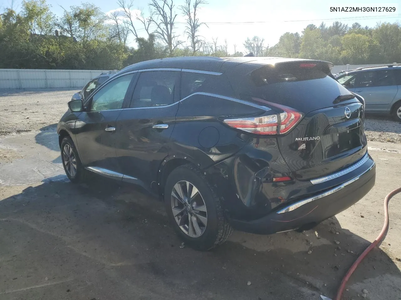 2016 Nissan Murano S VIN: 5N1AZ2MH3GN127629 Lot: 72412114