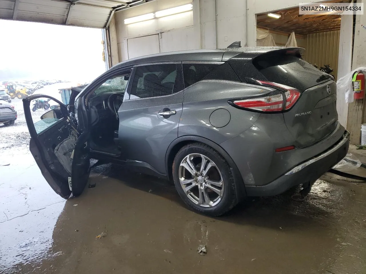 2016 Nissan Murano S VIN: 5N1AZ2MH9GN154334 Lot: 72681794