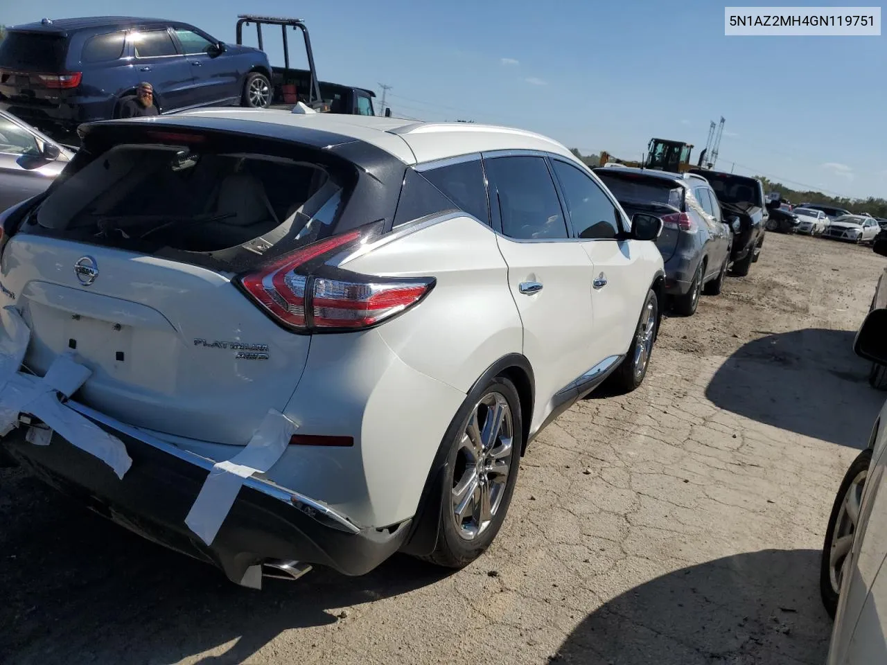 5N1AZ2MH4GN119751 2016 Nissan Murano S