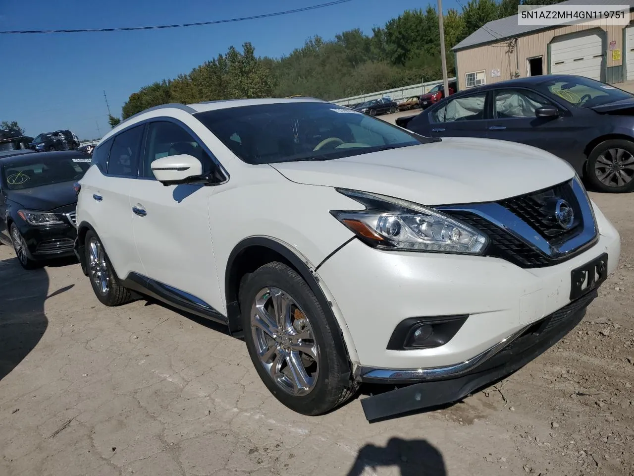 5N1AZ2MH4GN119751 2016 Nissan Murano S