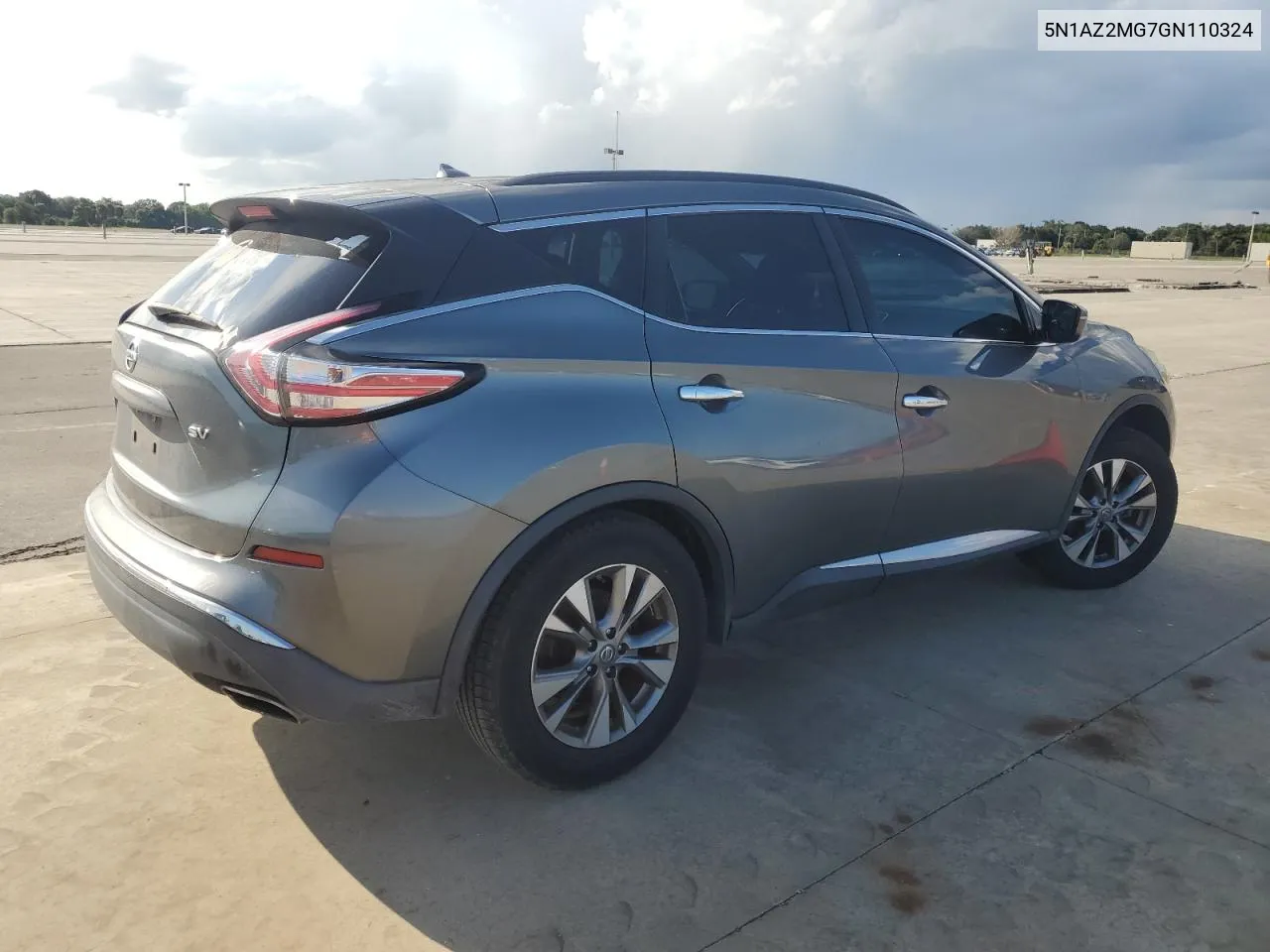 2016 Nissan Murano S VIN: 5N1AZ2MG7GN110324 Lot: 73864094