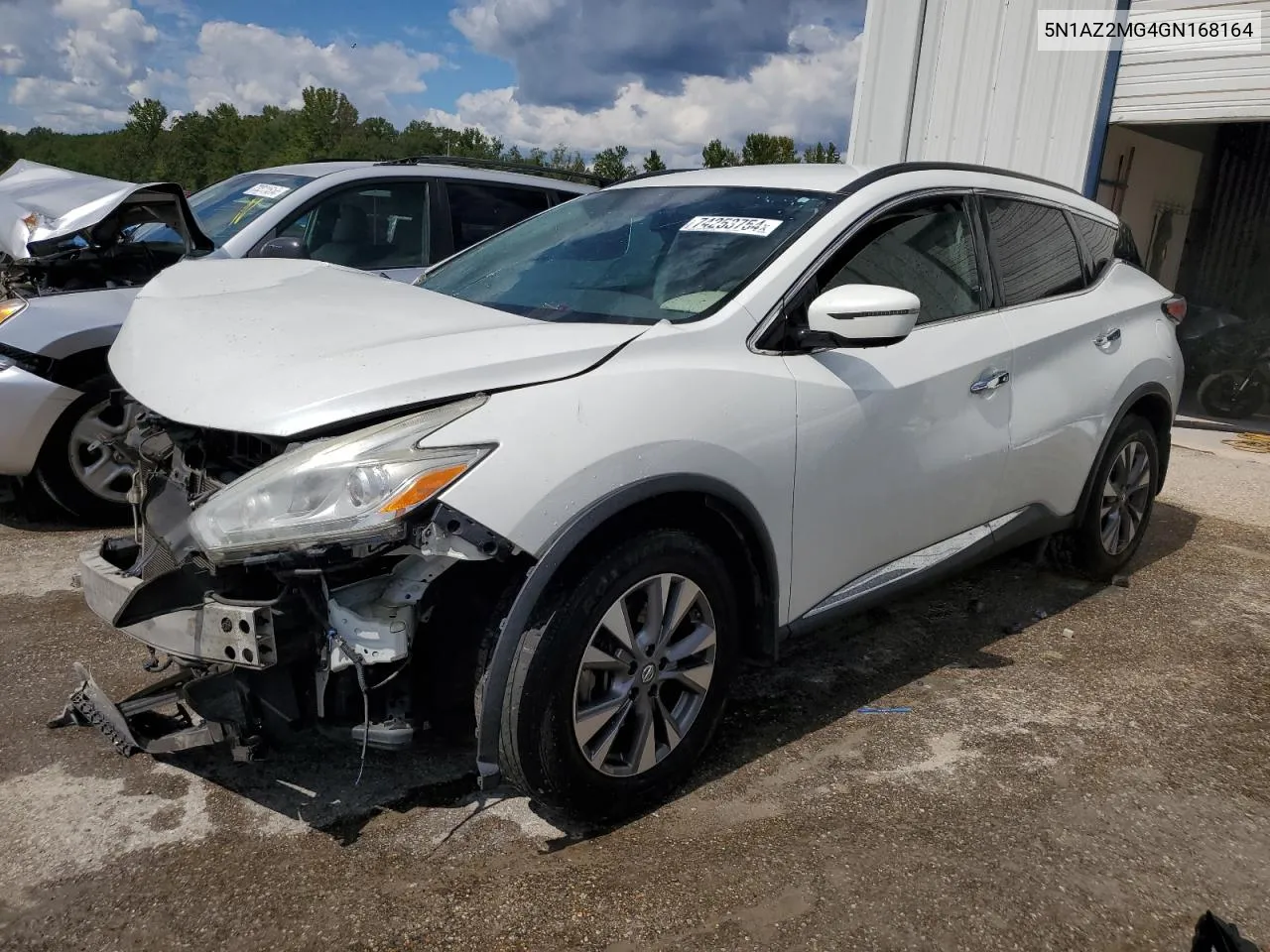 2016 Nissan Murano S VIN: 5N1AZ2MG4GN168164 Lot: 74253754