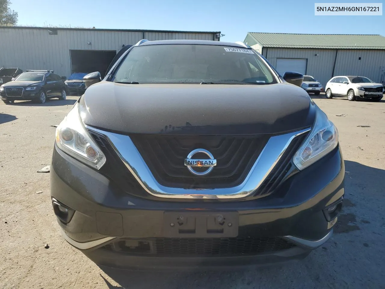 2016 Nissan Murano S VIN: 5N1AZ2MH6GN167221 Lot: 75077184