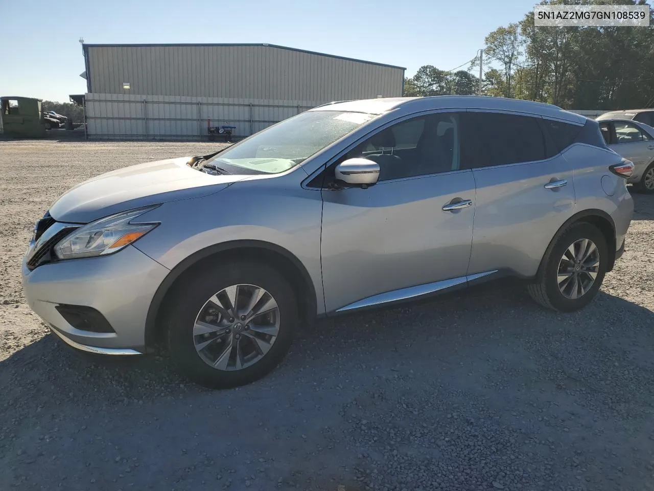 2016 Nissan Murano S VIN: 5N1AZ2MG7GN108539 Lot: 75905534