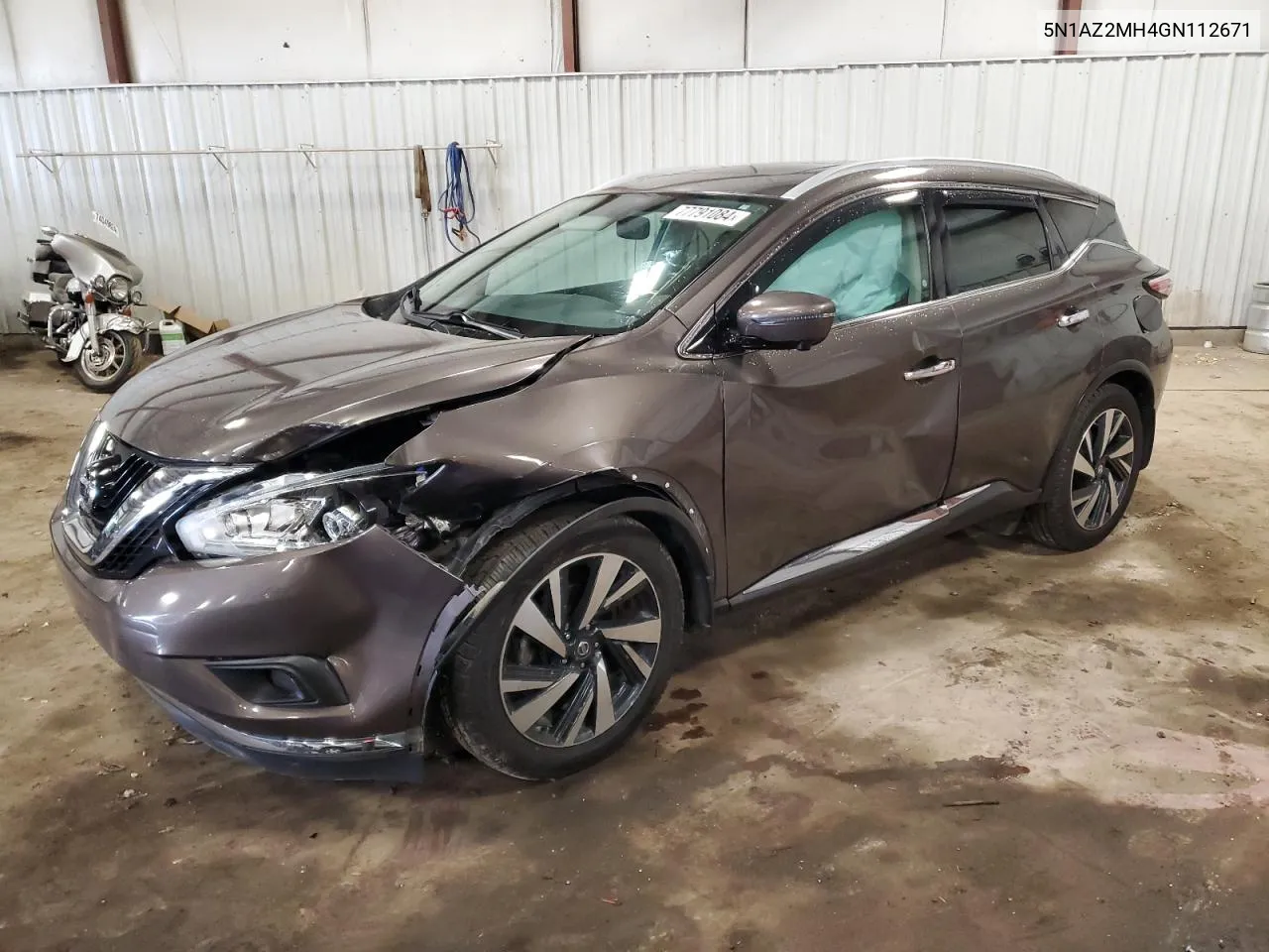 5N1AZ2MH4GN112671 2016 Nissan Murano S