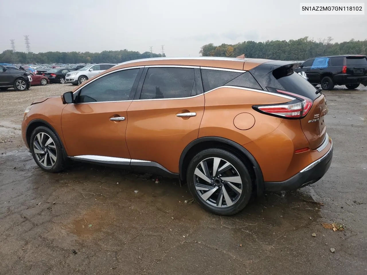 5N1AZ2MG7GN118102 2016 Nissan Murano S