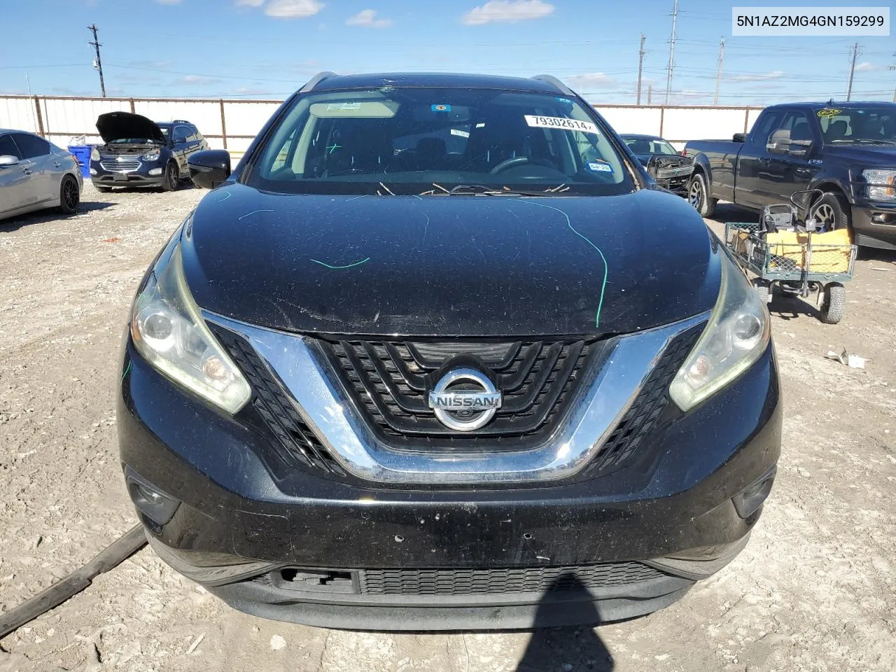 2016 Nissan Murano S VIN: 5N1AZ2MG4GN159299 Lot: 79302614