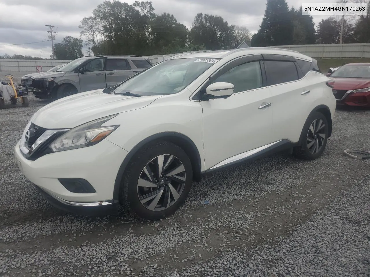 2016 Nissan Murano S VIN: 5N1AZ2MH4GN170263 Lot: 79845394