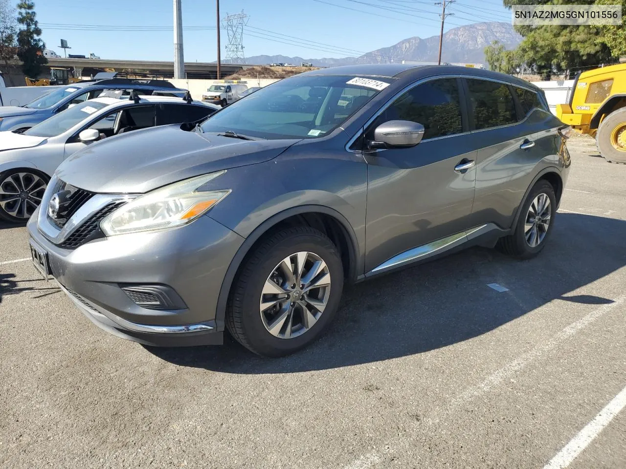 2016 Nissan Murano S VIN: 5N1AZ2MG5GN101556 Lot: 80103714