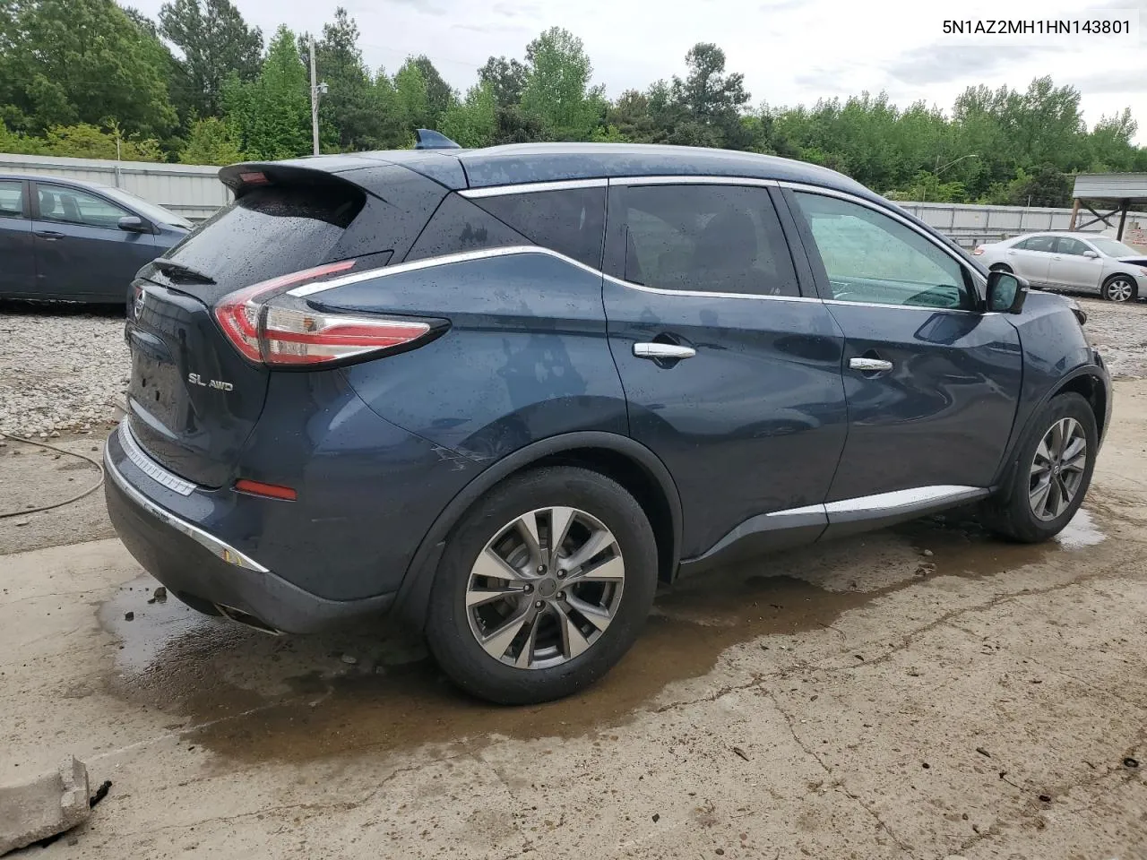 2017 Nissan Murano S VIN: 5N1AZ2MH1HN143801 Lot: 52302484