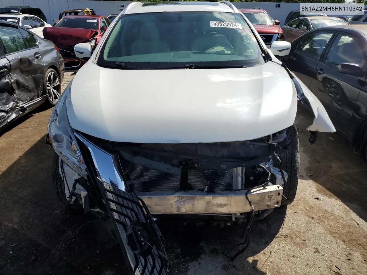 5N1AZ2MH6HN110342 2017 Nissan Murano S