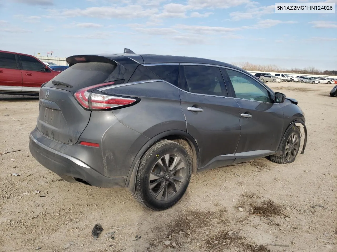 2017 Nissan Murano S VIN: 5N1AZ2MG1HN124026 Lot: 54681854