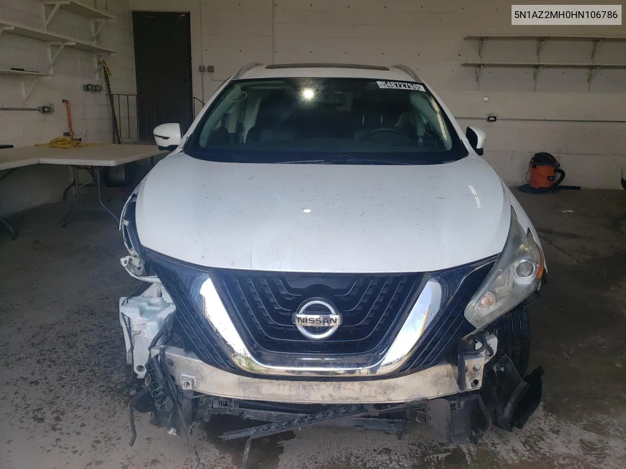 2017 Nissan Murano S VIN: 5N1AZ2MH0HN106786 Lot: 54872794