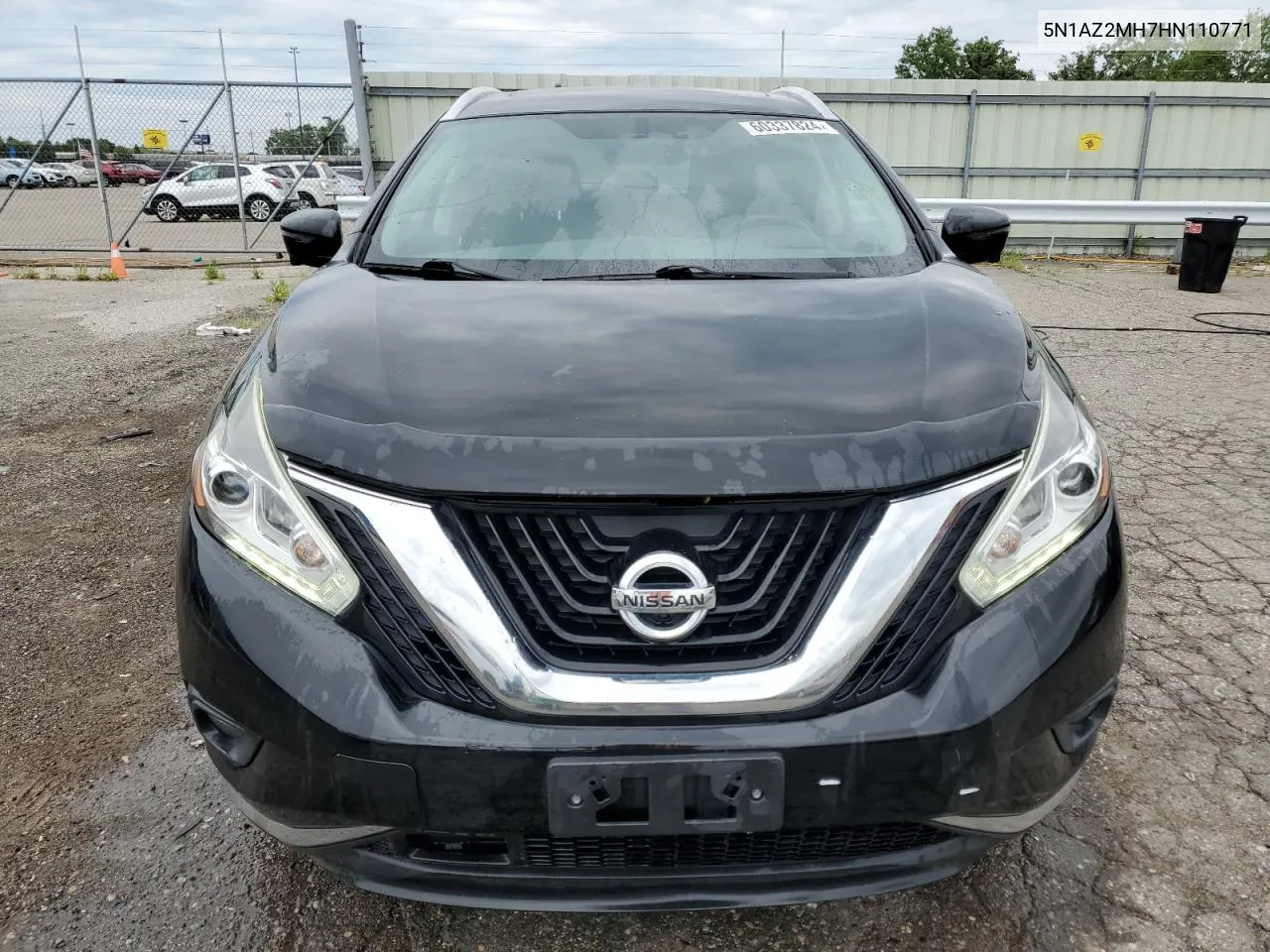 2017 Nissan Murano S VIN: 5N1AZ2MH7HN110771 Lot: 60337824