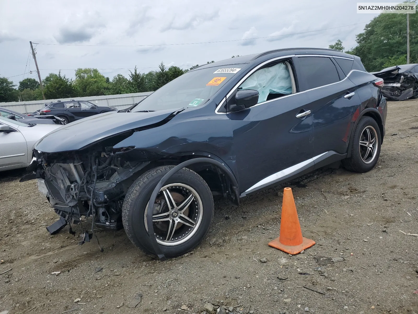 2017 Nissan Murano S VIN: 5N1AZ2MH0HN204278 Lot: 63655284