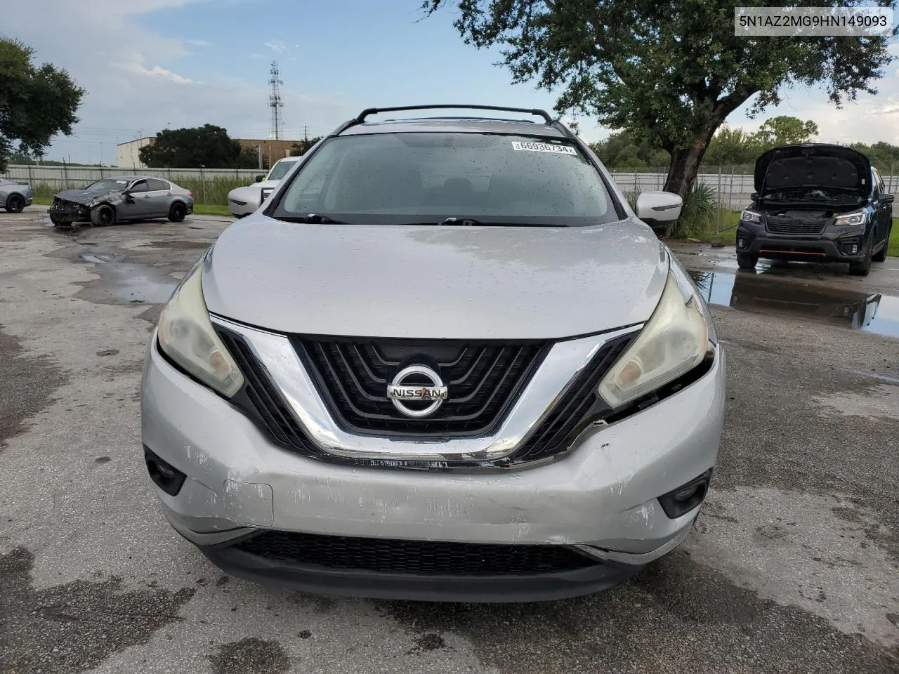 2017 Nissan Murano S VIN: 5N1AZ2MG9HN149093 Lot: 66936734