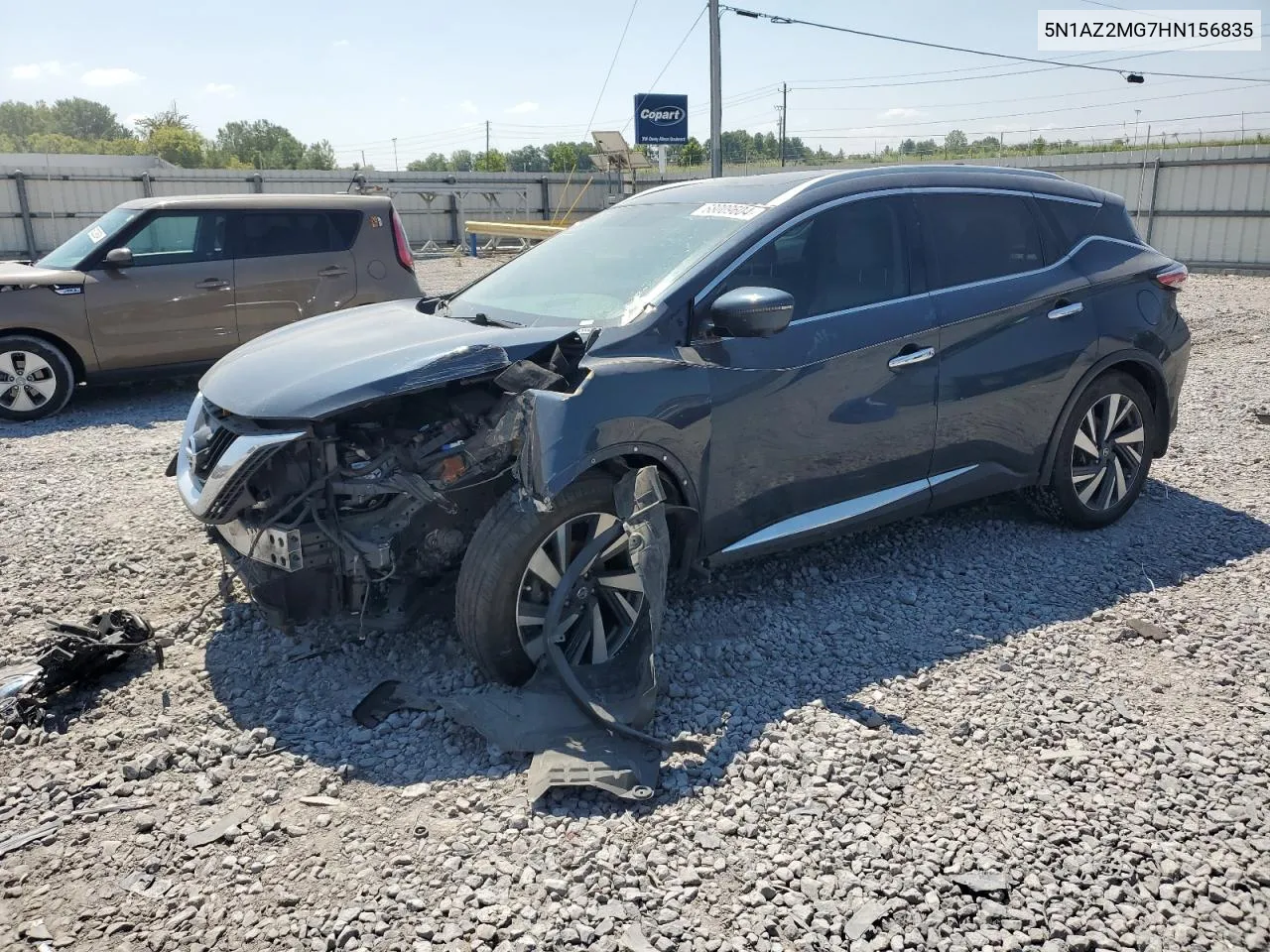 2017 Nissan Murano S VIN: 5N1AZ2MG7HN156835 Lot: 68009604