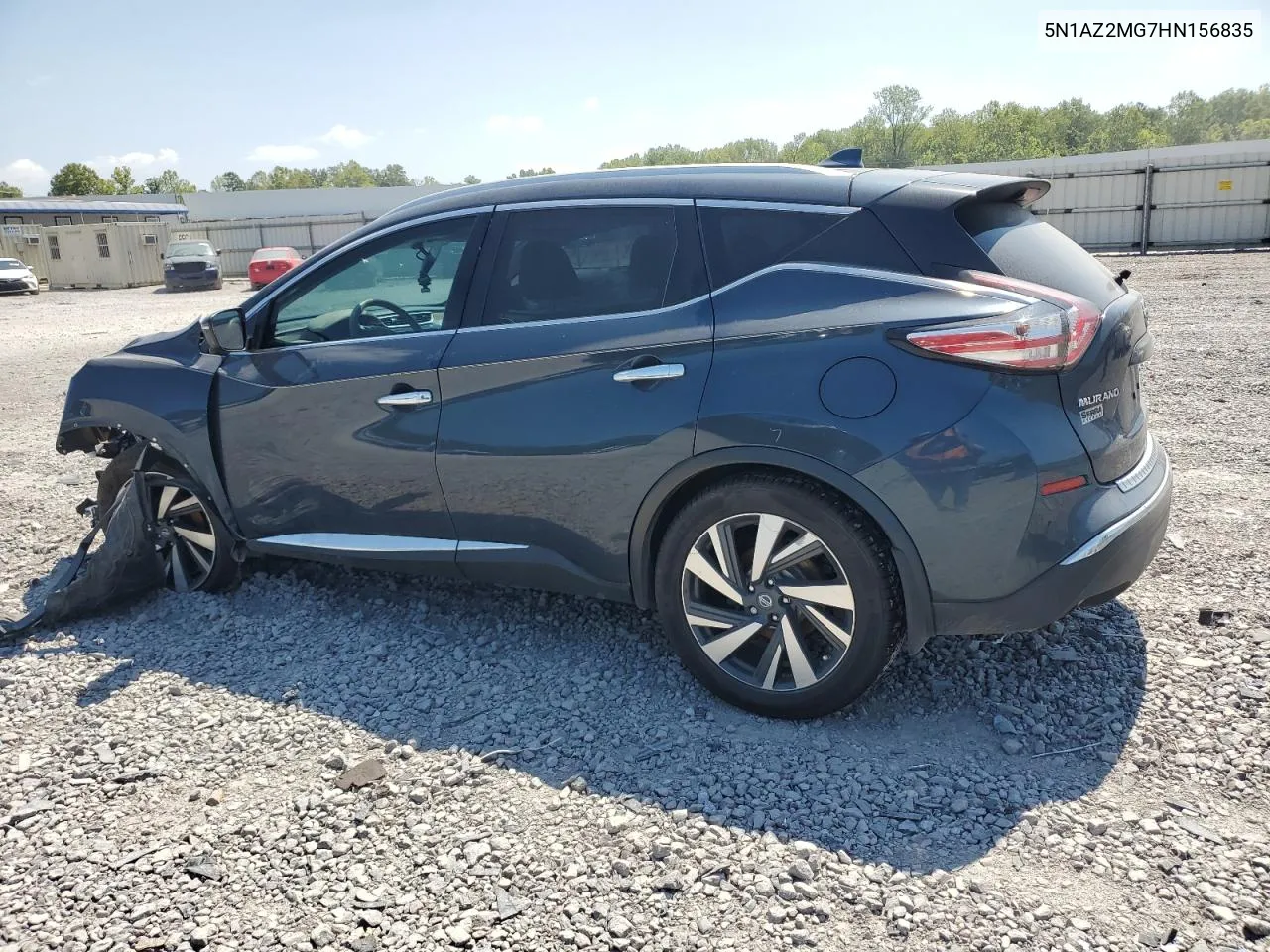 2017 Nissan Murano S VIN: 5N1AZ2MG7HN156835 Lot: 68009604