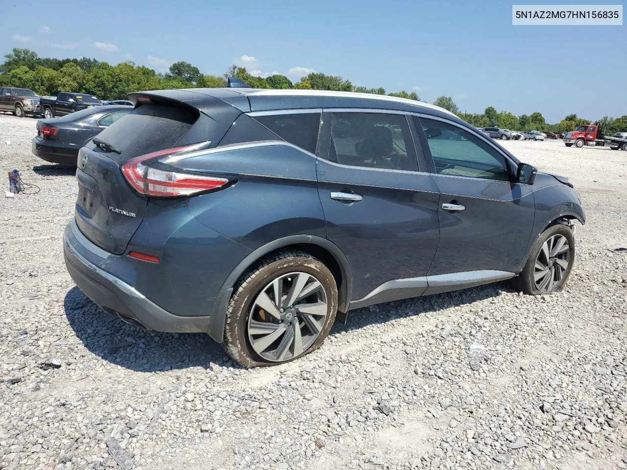 2017 Nissan Murano S VIN: 5N1AZ2MG7HN156835 Lot: 68009604