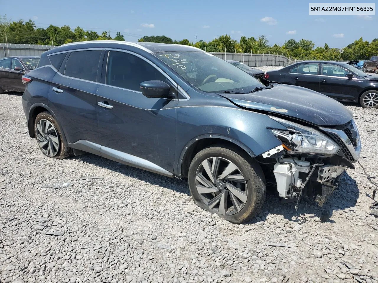 2017 Nissan Murano S VIN: 5N1AZ2MG7HN156835 Lot: 68009604