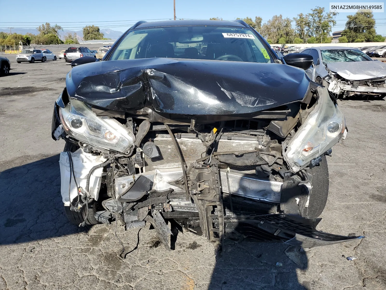 2017 Nissan Murano S VIN: 5N1AZ2MG8HN149585 Lot: 68257974