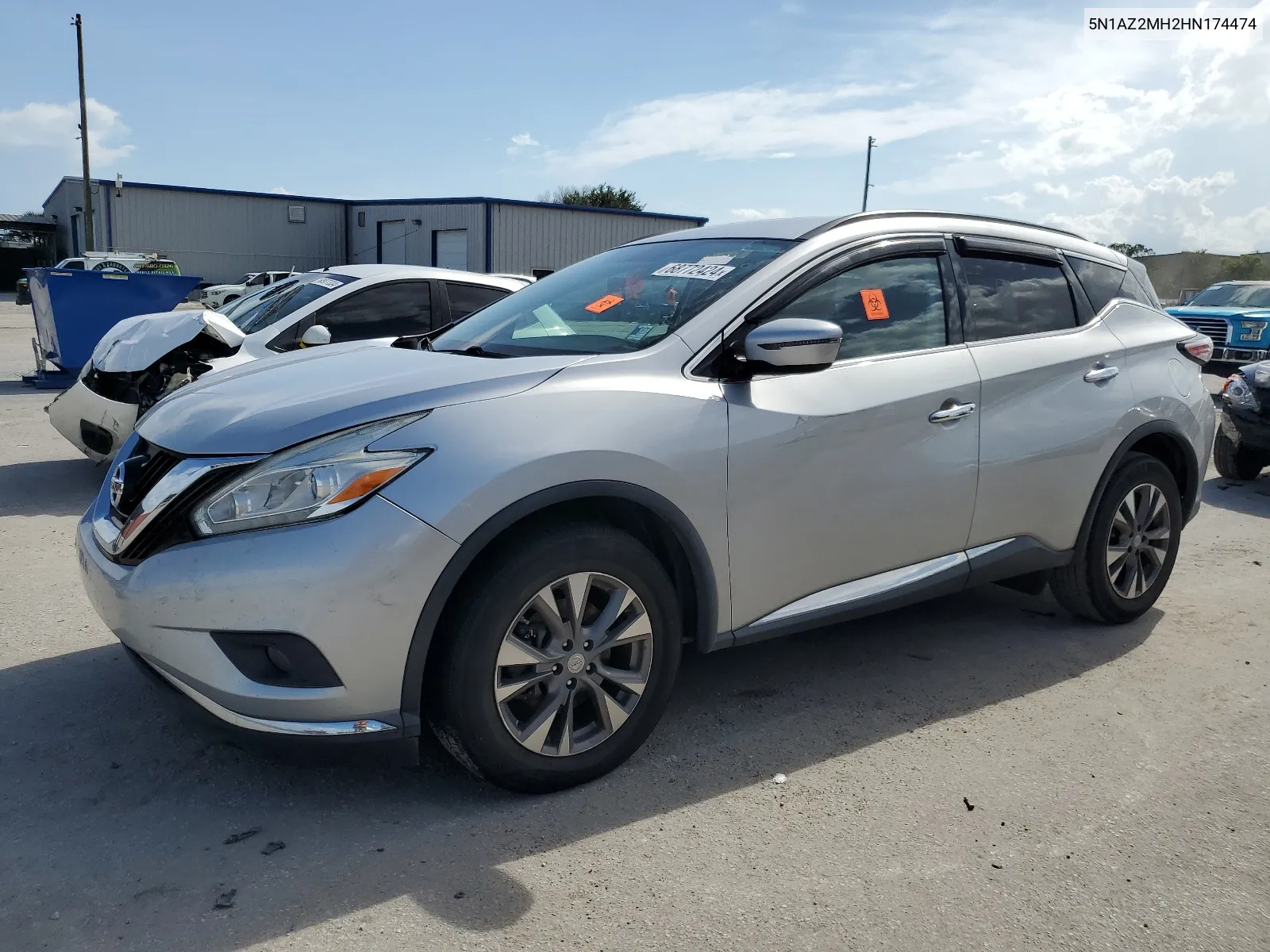 2017 Nissan Murano S VIN: 5N1AZ2MH2HN174474 Lot: 68772424