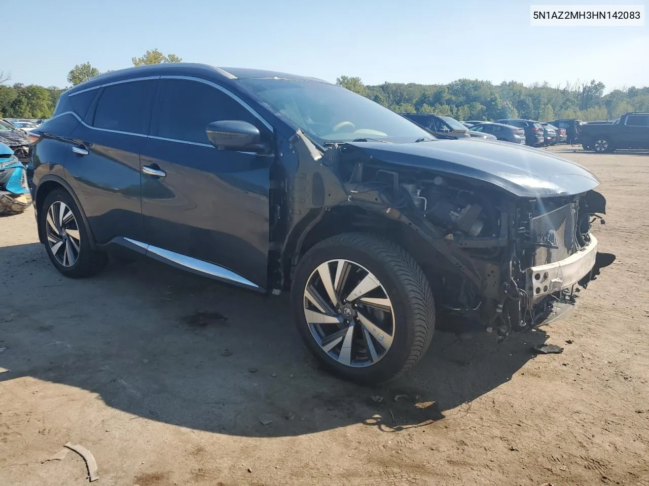 5N1AZ2MH3HN142083 2017 Nissan Murano S