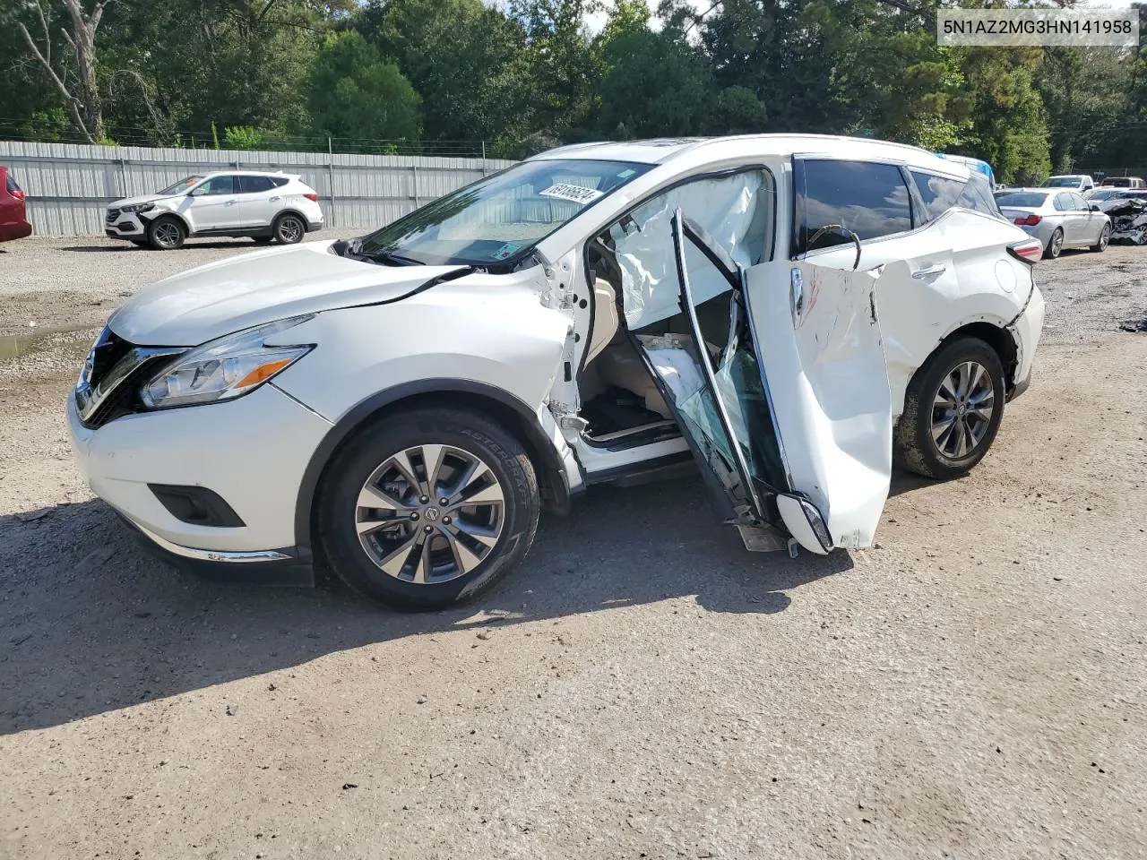 2017 Nissan Murano S VIN: 5N1AZ2MG3HN141958 Lot: 69186624