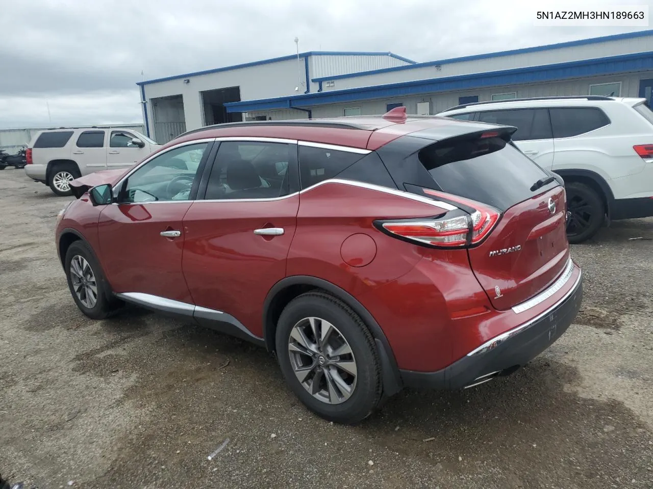 5N1AZ2MH3HN189663 2017 Nissan Murano S