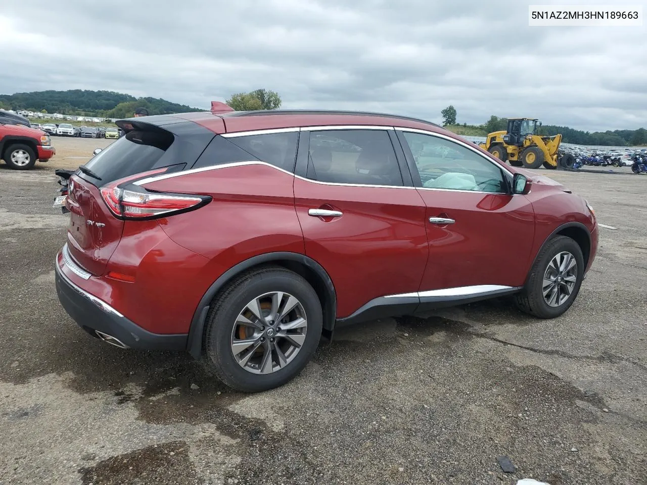 5N1AZ2MH3HN189663 2017 Nissan Murano S