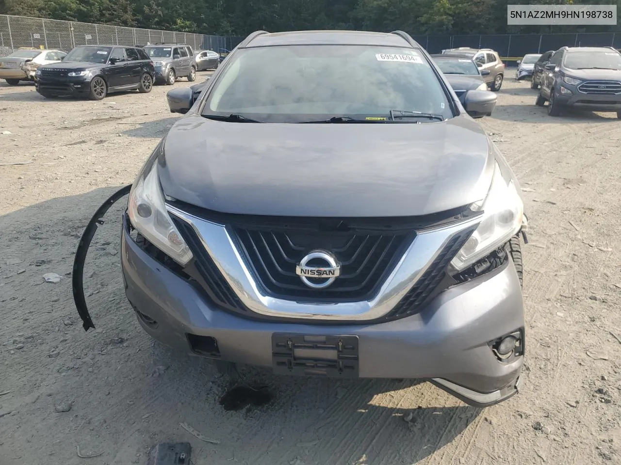 2017 Nissan Murano S VIN: 5N1AZ2MH9HN198738 Lot: 69541694