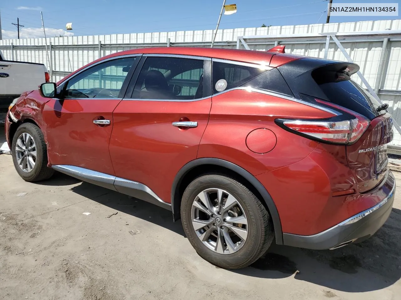 5N1AZ2MH1HN134354 2017 Nissan Murano S