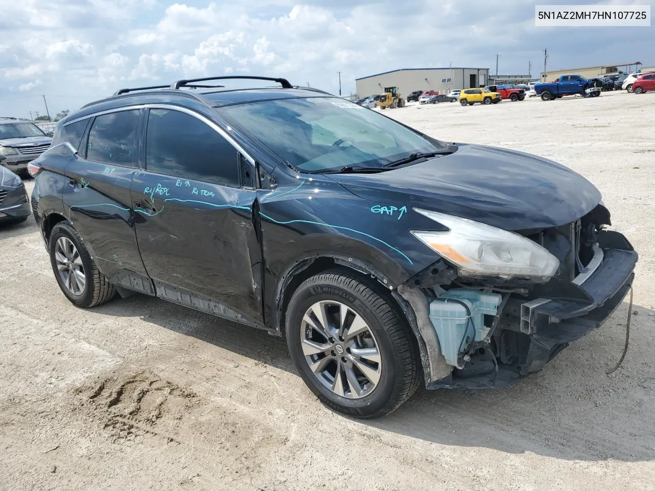 2017 Nissan Murano S VIN: 5N1AZ2MH7HN107725 Lot: 69801004