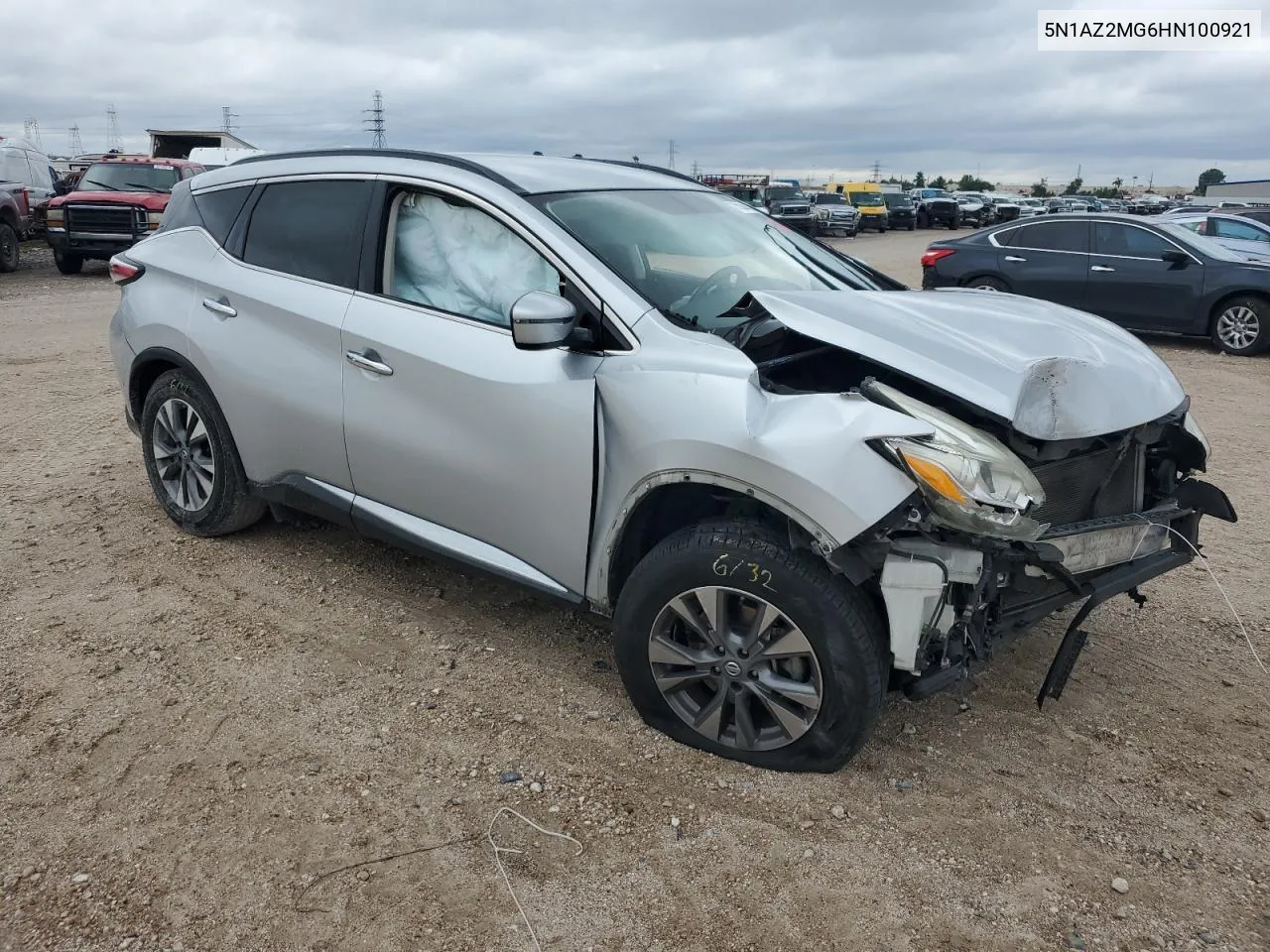 2017 Nissan Murano S VIN: 5N1AZ2MG6HN100921 Lot: 70344384