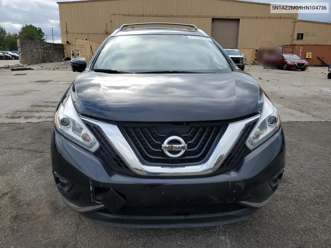 2017 Nissan Murano S VIN: 5N1AZ2MG9HN104736 Lot: 71114214