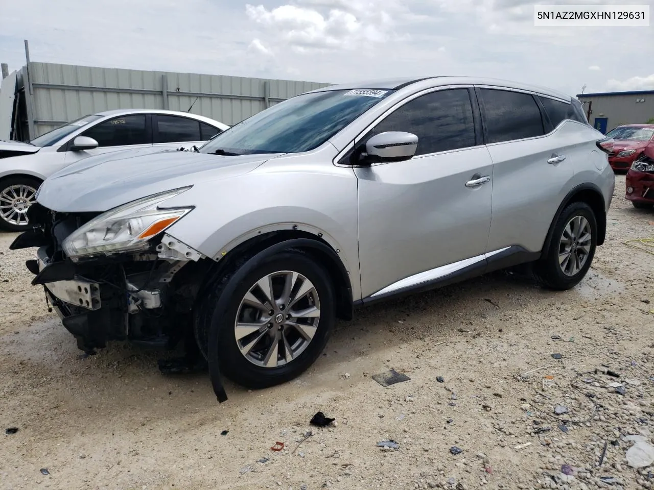 2017 Nissan Murano S VIN: 5N1AZ2MGXHN129631 Lot: 71555594