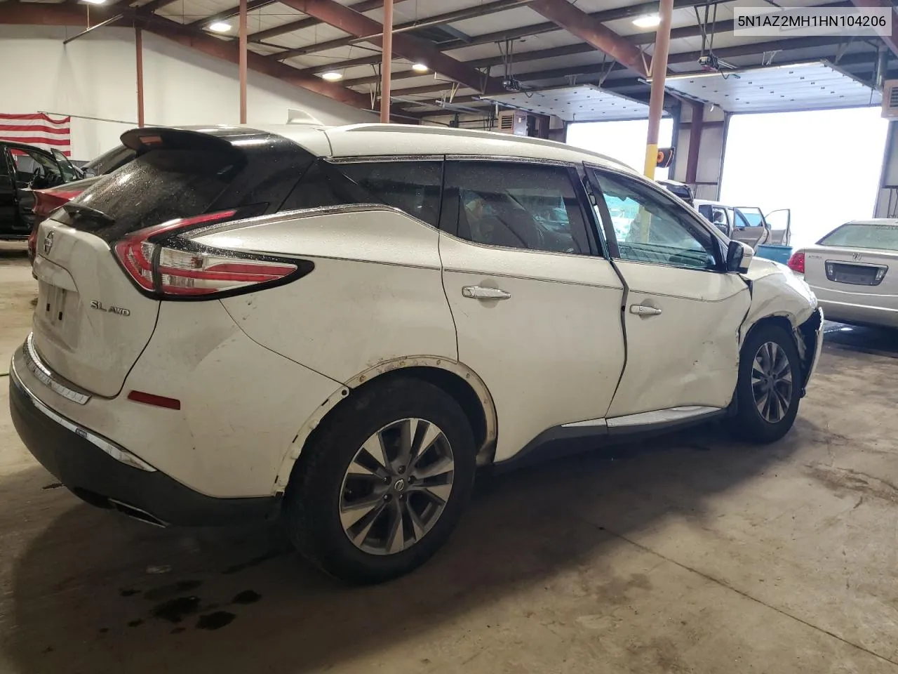 2017 Nissan Murano S VIN: 5N1AZ2MH1HN104206 Lot: 71998254