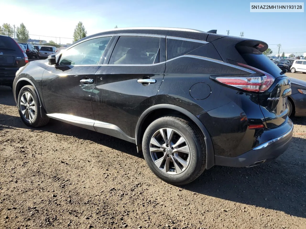 2017 Nissan Murano S VIN: 5N1AZ2MH1HN193128 Lot: 72174514