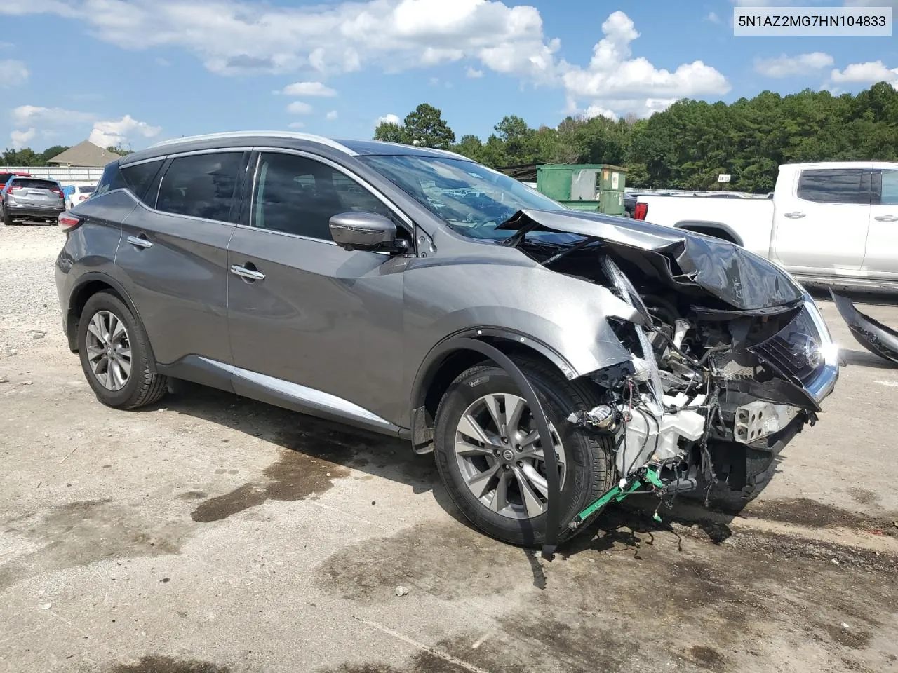 5N1AZ2MG7HN104833 2017 Nissan Murano S