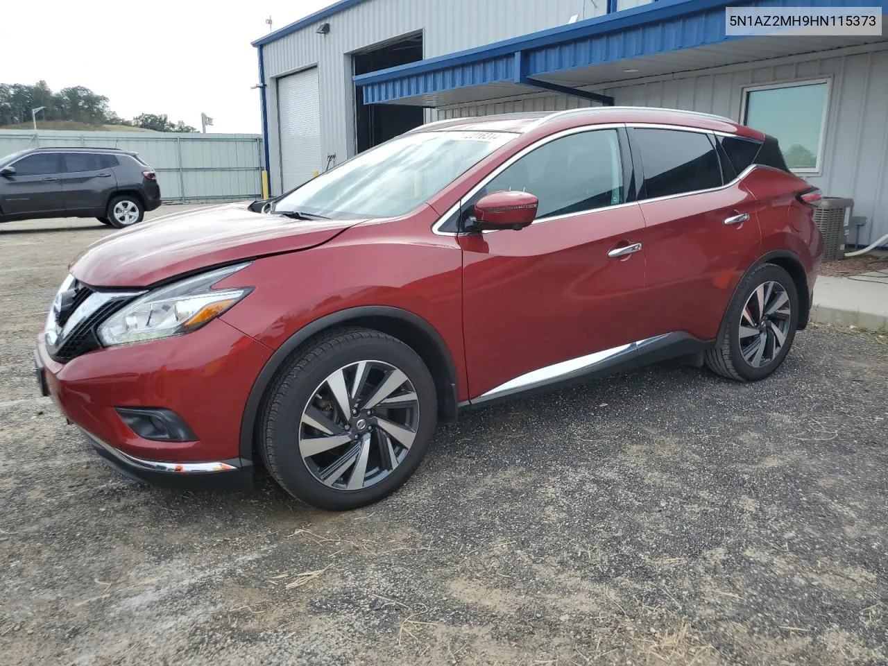 2017 Nissan Murano S VIN: 5N1AZ2MH9HN115373 Lot: 72216314