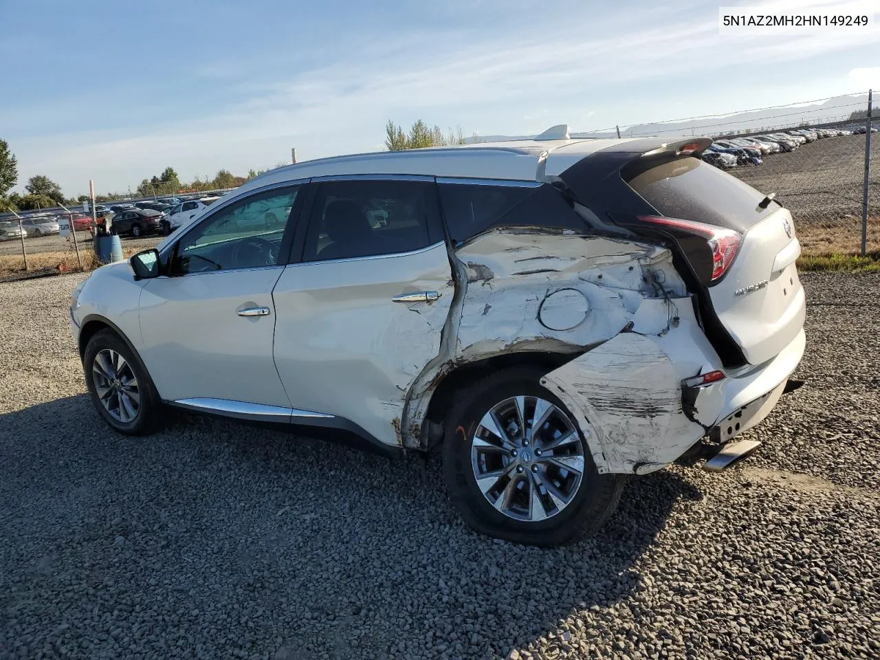 2017 Nissan Murano S VIN: 5N1AZ2MH2HN149249 Lot: 72253184