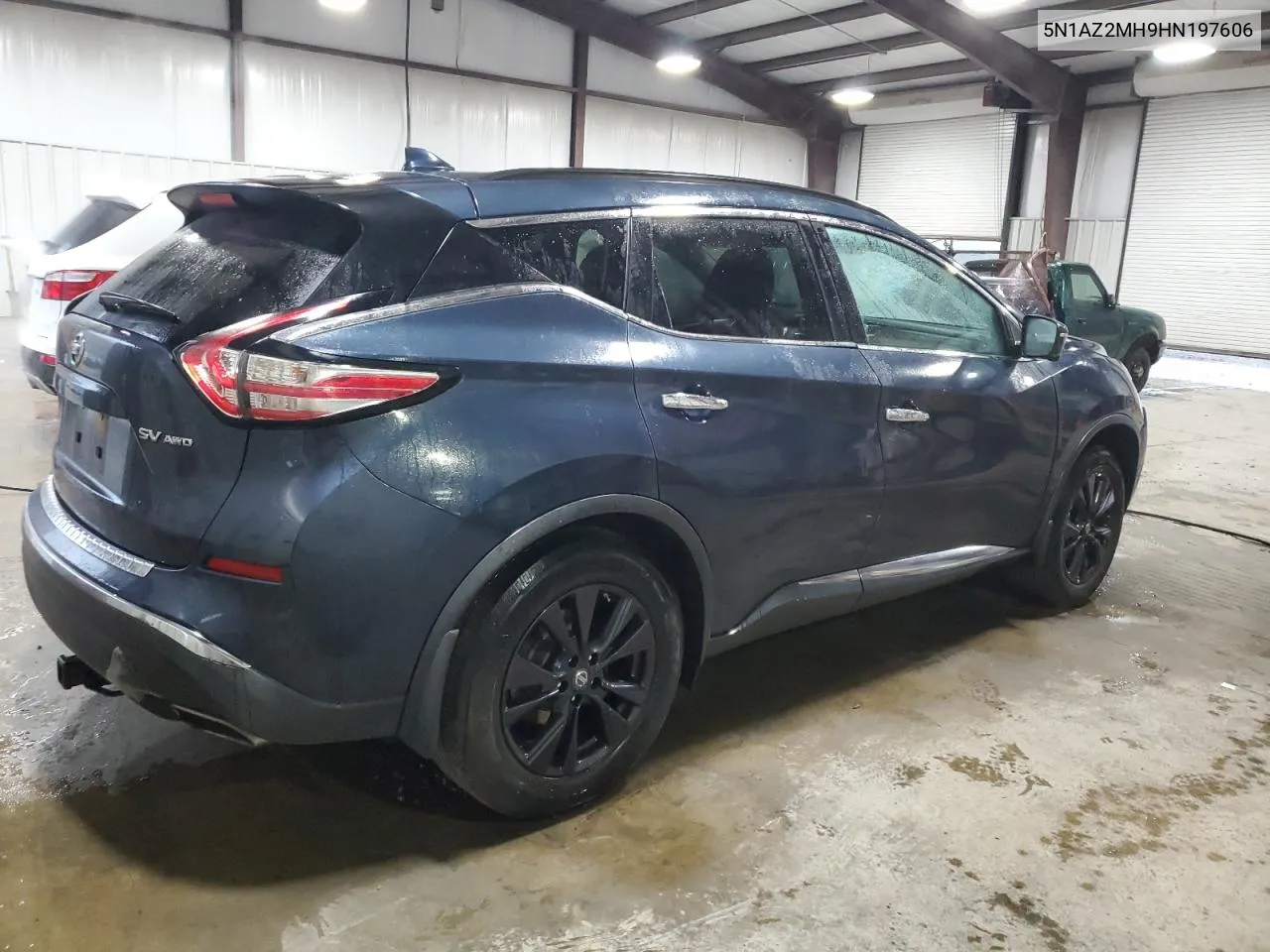 5N1AZ2MH9HN197606 2017 Nissan Murano S