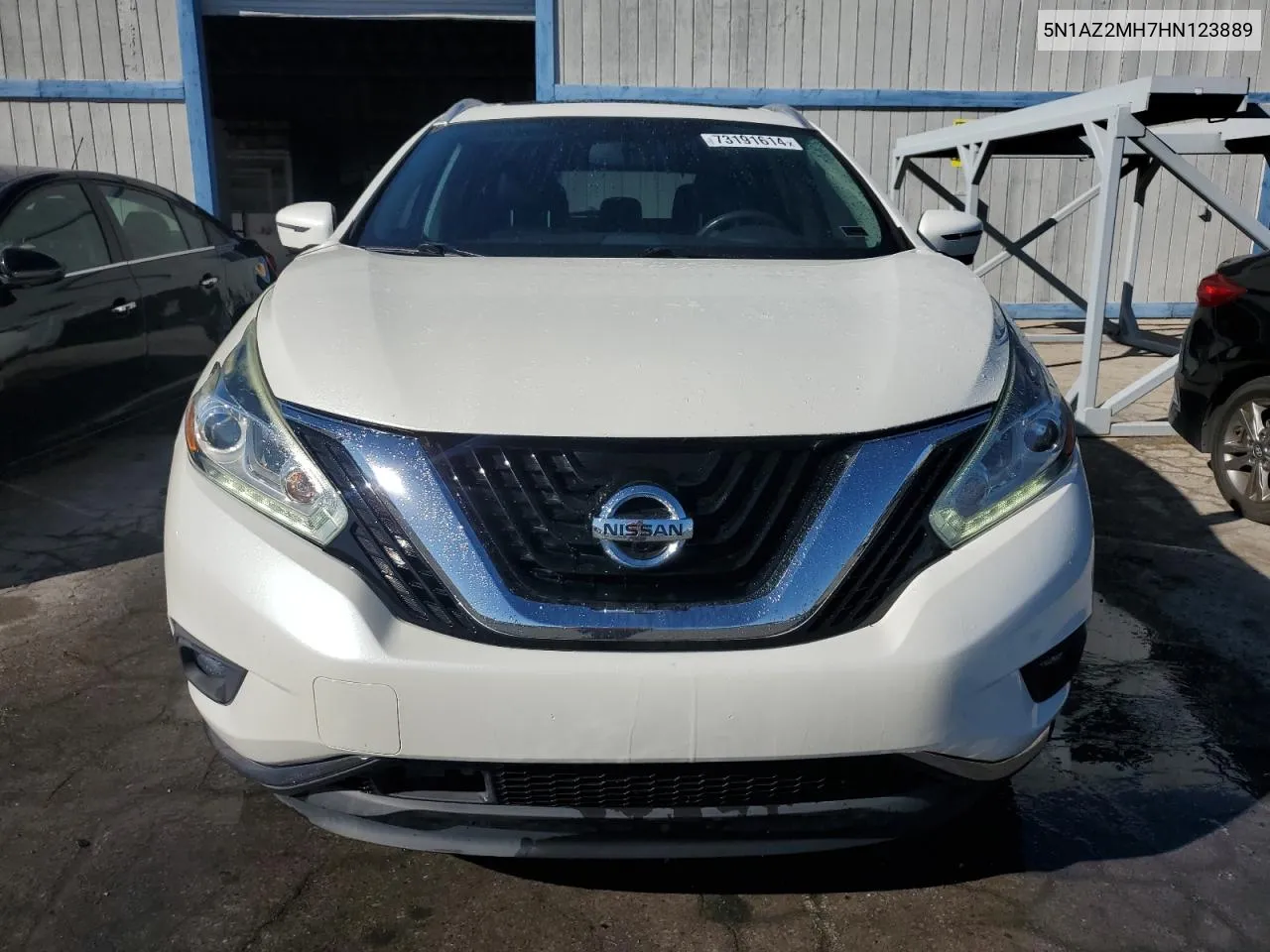 2017 Nissan Murano S VIN: 5N1AZ2MH7HN123889 Lot: 73191614