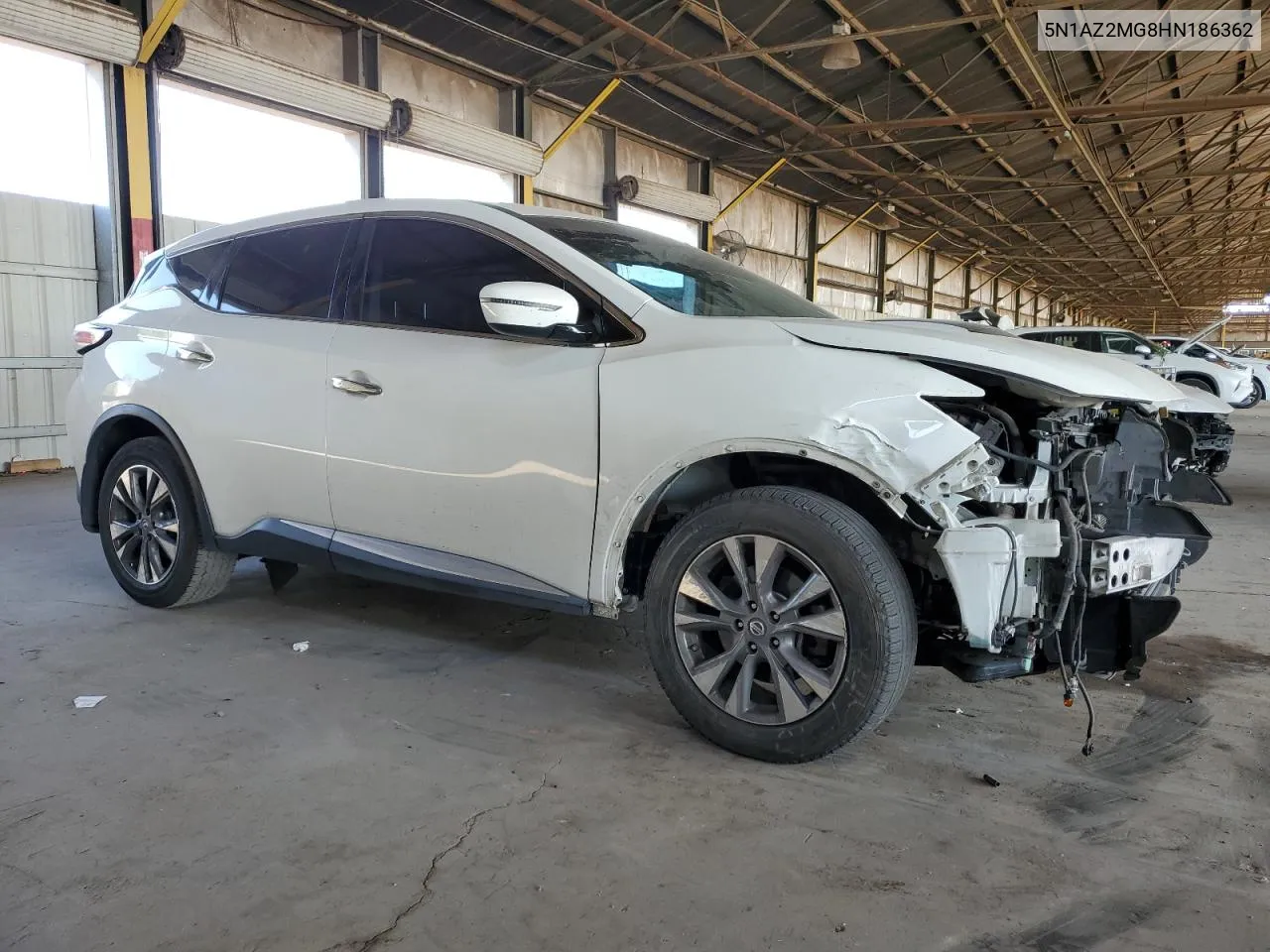 5N1AZ2MG8HN186362 2017 Nissan Murano S