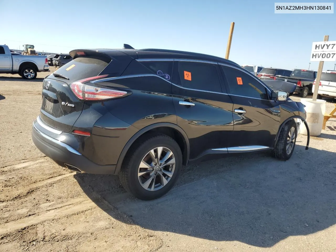 2017 Nissan Murano S VIN: 5N1AZ2MH3HN130841 Lot: 73516614