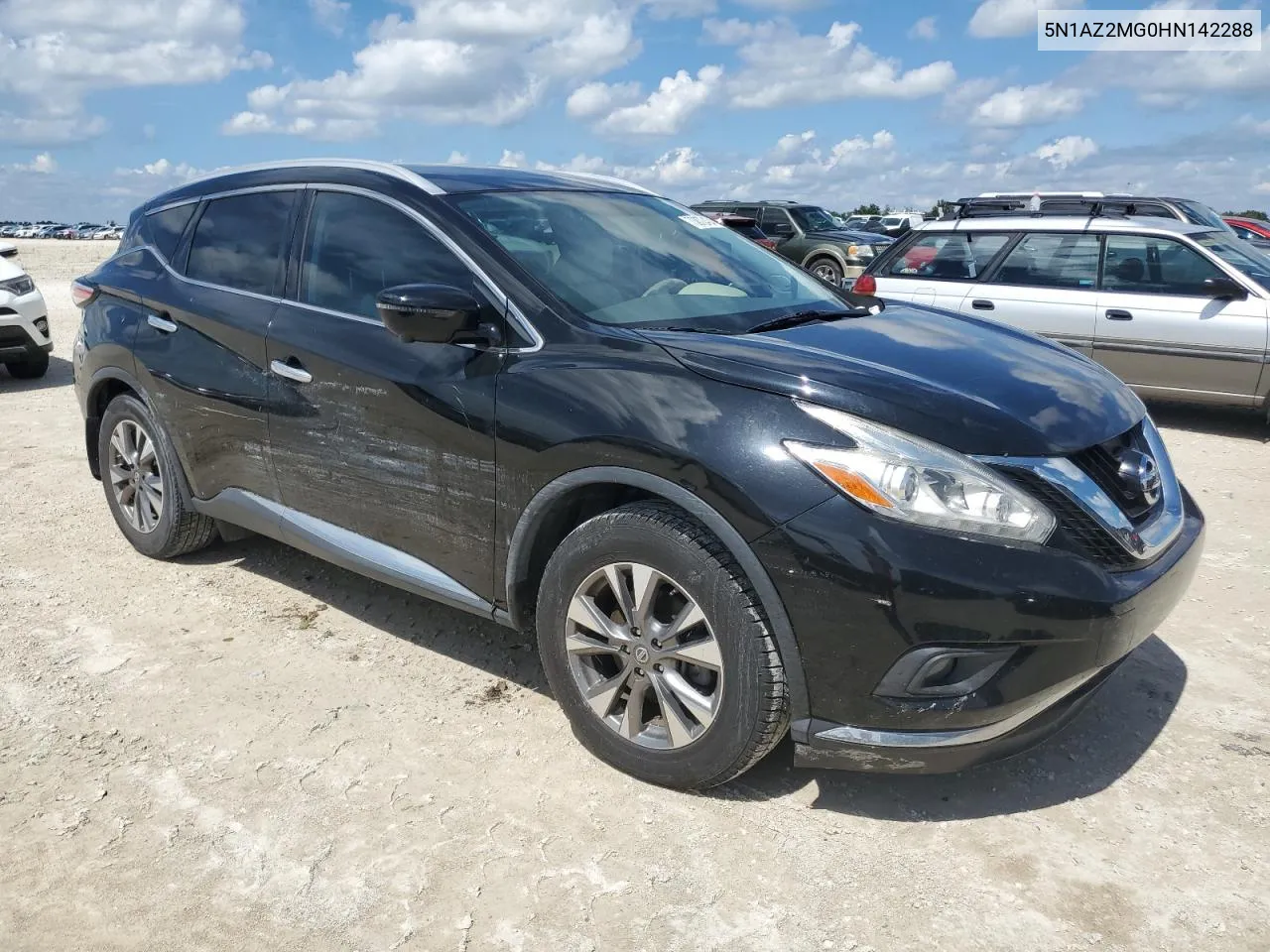 2017 Nissan Murano S VIN: 5N1AZ2MG0HN142288 Lot: 73872404