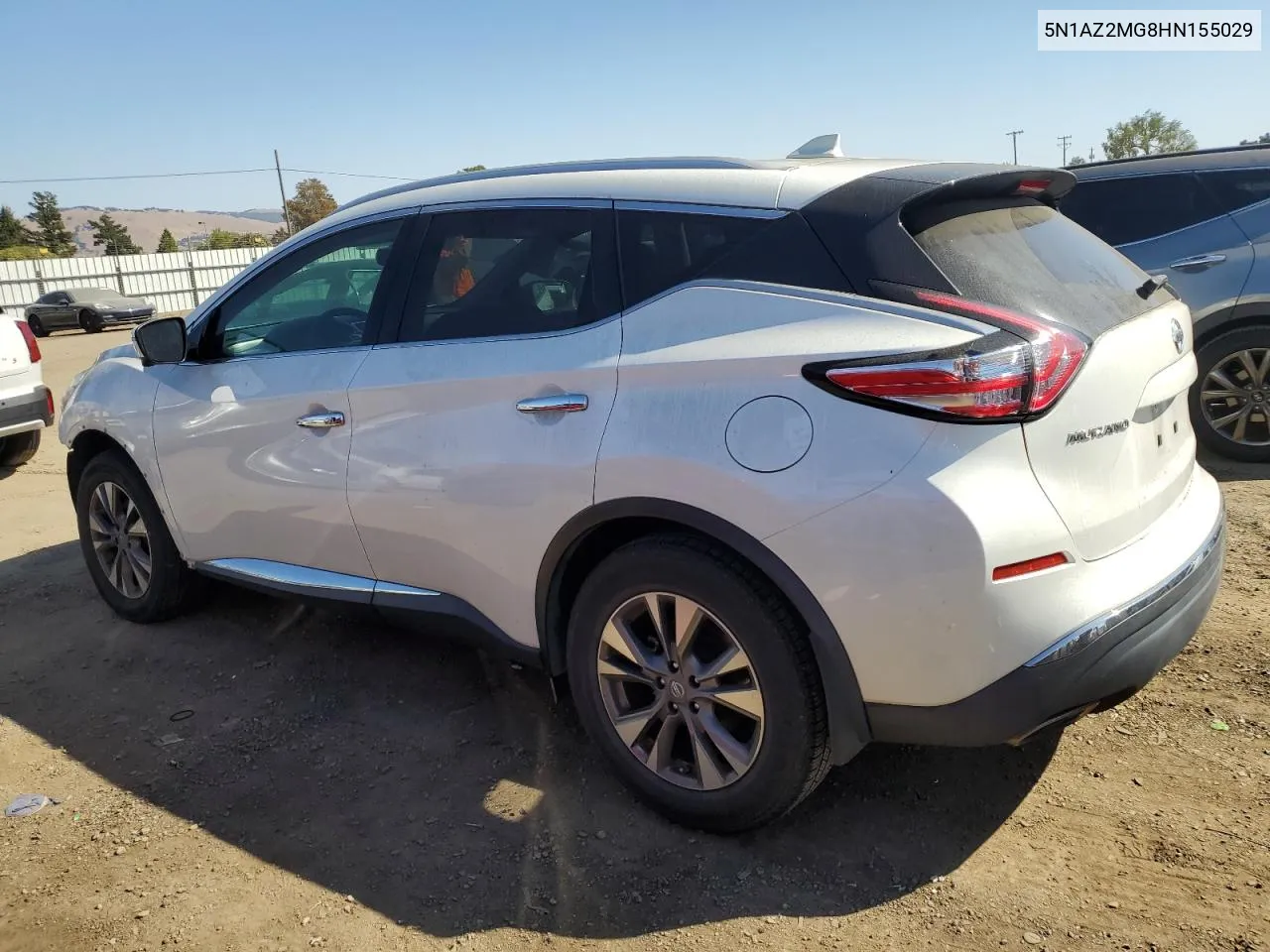 5N1AZ2MG8HN155029 2017 Nissan Murano S